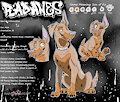 Radames Ref Sheet by Spotty2Wily