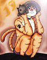 Awwww, Your a shy little tiger huh! by kotatiger