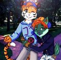 An old friend and I by kotatiger