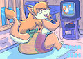 Fox Fixated Fluffdragon