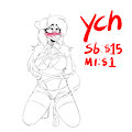 This idiot got stuck in their own leash YCH Auction