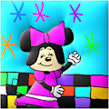 Minnie Mouse at the disco
