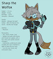 Sharp the Wolfox by LusitanianFox