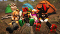 Group in the forest by ymbpa5475