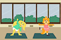 Yoga Pups -By RockOne1-