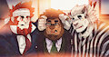 Commission: FFXIV: The Three Stooges (Color)