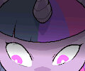 Looking malevolently by ColdBloodedTwilight