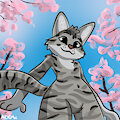 YCH sakura art for Creon !