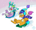 Sledding Dragons
