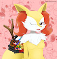 Braixen by StarKatzemon