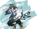 Flying sounds like by feathers