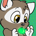 Jett Coon green Tongue Icon
