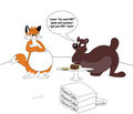 A (not so serious) fox/bear FAT battle! by RupertBlueFox