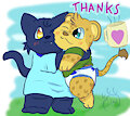 Hugging Thanks -By HangyakuNeko-
