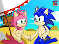 Nude Amy Rose and Sonic on the beach (@SonicAmySquadYT)