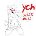 Sitting pretty YCH auction