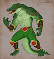 Wild Times Croc Standee