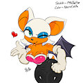 Rouge The Bad collab by PilloTheStar