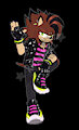 Neon Punk Hedgie - SOLD