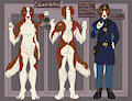 Edward the Irish Working Setter ::Commission:: by LobaDeLaLuna