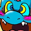 Commission: A Kissss for the Gator!