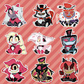 Hazbin Hotel art dump ^^ by thehedgehogmaniac