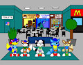 Anton and Astraligor at the shopping mall with Alex and Billy ft. Nelson88 (by ToonlandianFox2002)