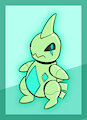 Iron Thorns Larvitar by HeshieokFasla