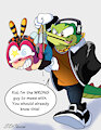 Vector's Payback Wedgie