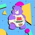 Jumbo Heart Bear by YoungAtHeartBear