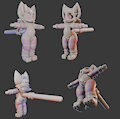 New kitty model 1/3 inspired by zaaruchan by SilverDeCrema