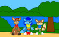 Anthonitecus and Astraligor adventuring in Toonlandia feat Brucie (by ToonlandianFox2002)