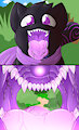 In the glowing abyss