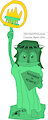 Mobian Statue of Liberty Sally Acorn