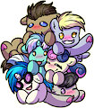 Background 6 Pone Pile by Gluttonace