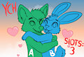Valentine's Day Hugs YCH