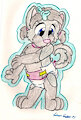 Lea as a Husky