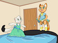 Sissy Bed Jumping -By NazzNikoNanuke-