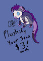 Plushify Your OC! YCH by M1LKB4RK