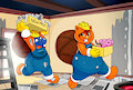 handy beaver plushsuits