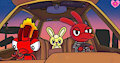 My Comfort Characters Road Trip by suckaysuAmigos200