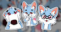 New Umkashka stickers in my pack! by AlexUmkaArt