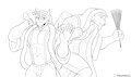Santa Brock & Krampus Kraest - Patron Power 12-23 by SpelunkerSal