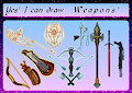 [COMM INFO] Yes I Draw Weapons