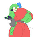 Under boobs, under pressure