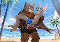 (Commission) Our Beach Time III (SFW)