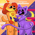 [SMILING CRITTERS🌈]  [DOGDAY🧡] [CATNAP💜] by RannFurryArtist69