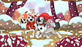 Snowfall walk