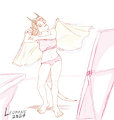 Leanna's maturity and dressing with her powers