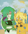 anime beach episode by jibbychan
